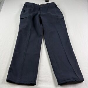 Workrite FR Pants Mens 32x30 Blue Cargo Flame Resistant Fire Workwear NEW